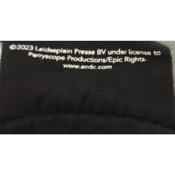 AC/DC Sz XL Black Lightning Bolt Cropped Sweater - Picture 4 of 8